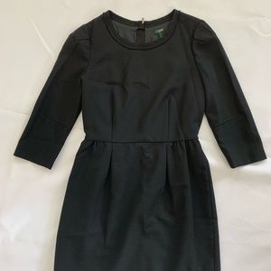 J.Crew 3/4 Sleeve Matte Crepe Dress